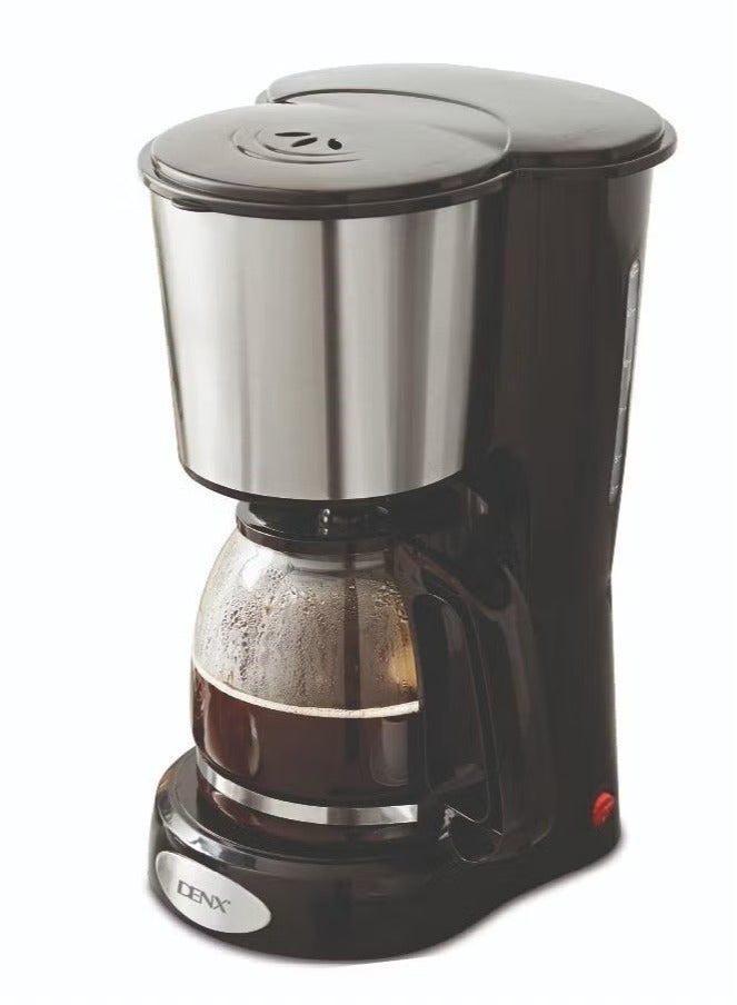 Denx Dinex 1.5L Coffee Maker, Anti-Drip Function, 900W, Keep Warm Function, Glass Jar, DX3415 - Image 3