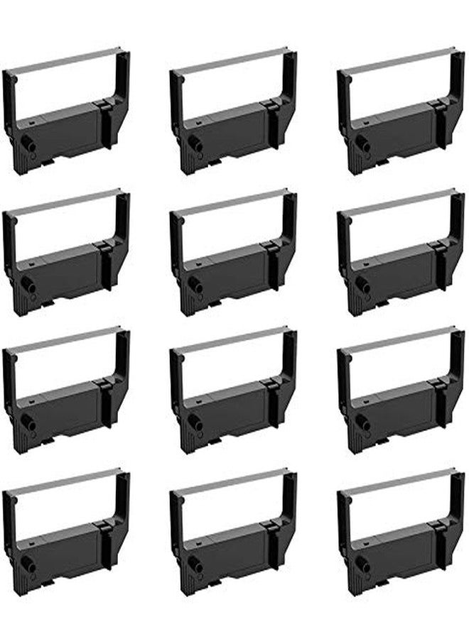 Bigger 12-Pack Replacement for Star SP200 Black Ribbon Used with Star RC200br NK501 T77 SP500 SP-298 SP-500 SP-512mc SP-512md POS Printer - Image 1