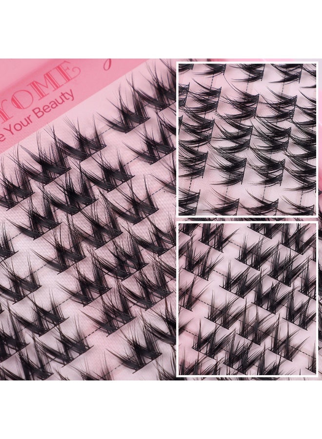 كمايو 108 قطعة من الرموش الصناعية مع مجموعة لاصقة، ومجموعات رموش فردية مع لاصق رموش، وفرشاة رموش وملاقط، ومجموعة تمديد الرموش، سهلة الاستخدام في المنزل. - Image 4