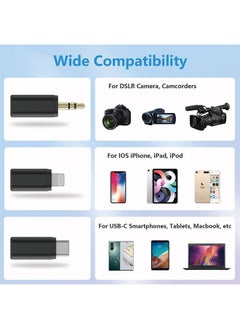BOYA BOYA BOYALINK Wireless Lavalier Microphone for iPhone Android Camera Vlogging, All-in-One Lapel Dual Mic System & Lightning & USB-C Inputs & Battery Case for Smartphones DSLR YouTube Facebook Live  - Image 5