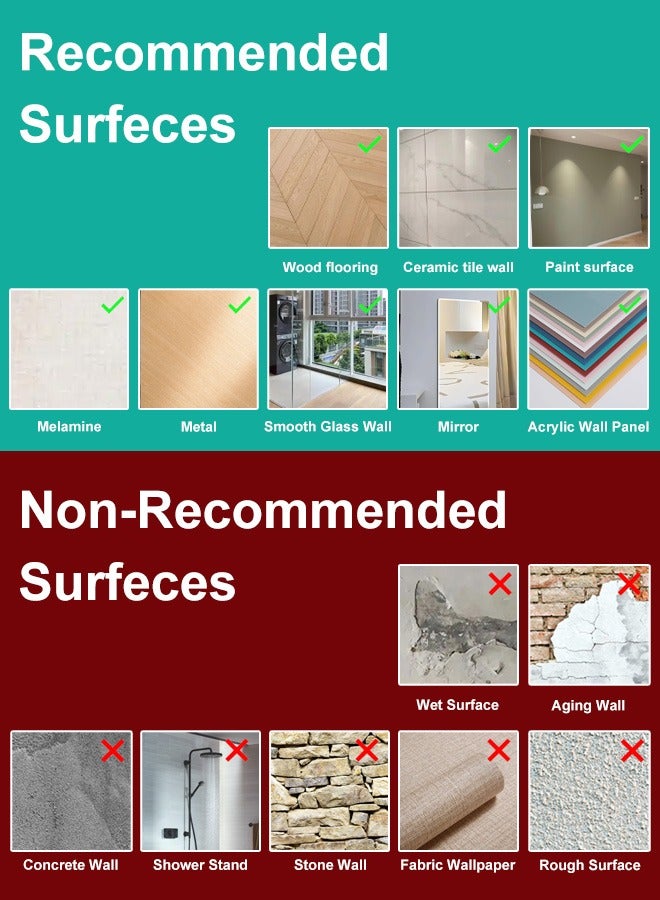 NOAEOU Wall Stickers, 12 PCS Peel and Stick Wall Panels，Self-Adhesive Wall and Floor Tile Decals, Waterproof Tile Stickers, PVC Wallpaper for Kitchen, Cafe, and Indoor Decor (N1009) - Image 5