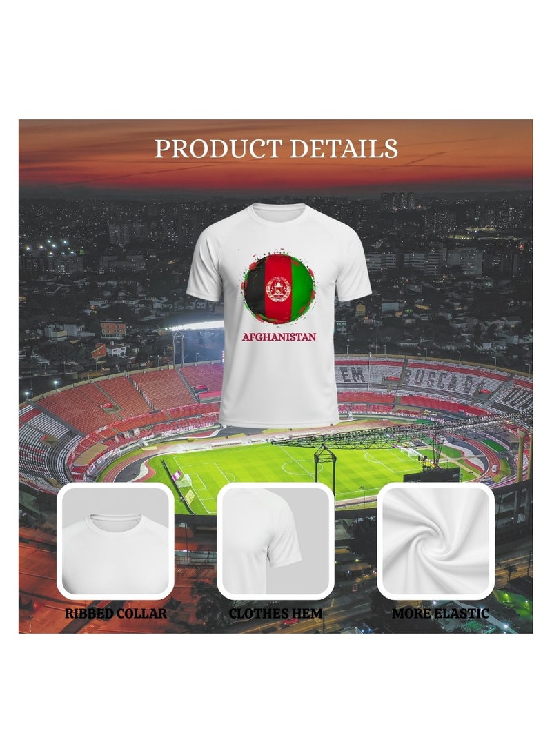PRINTSHOP4ME Afghanistan Cricket Player Name Dry Fit T-Shirt For Men | Lightweight Half Sleeve Round Neck Jersey | Ideal For Sports,Training & Casual Wear - Image 4