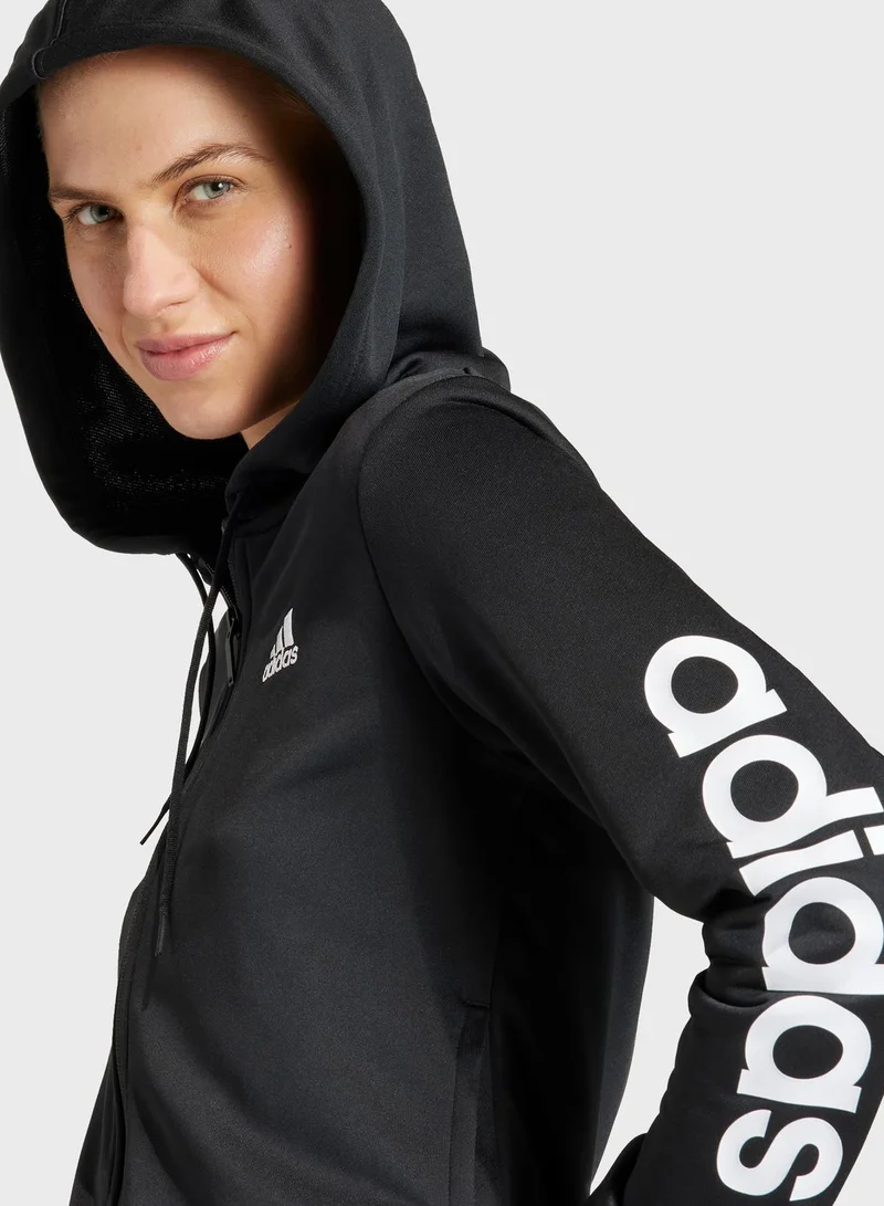 adidas بدلة رياضية مزينة بشعار الماركة