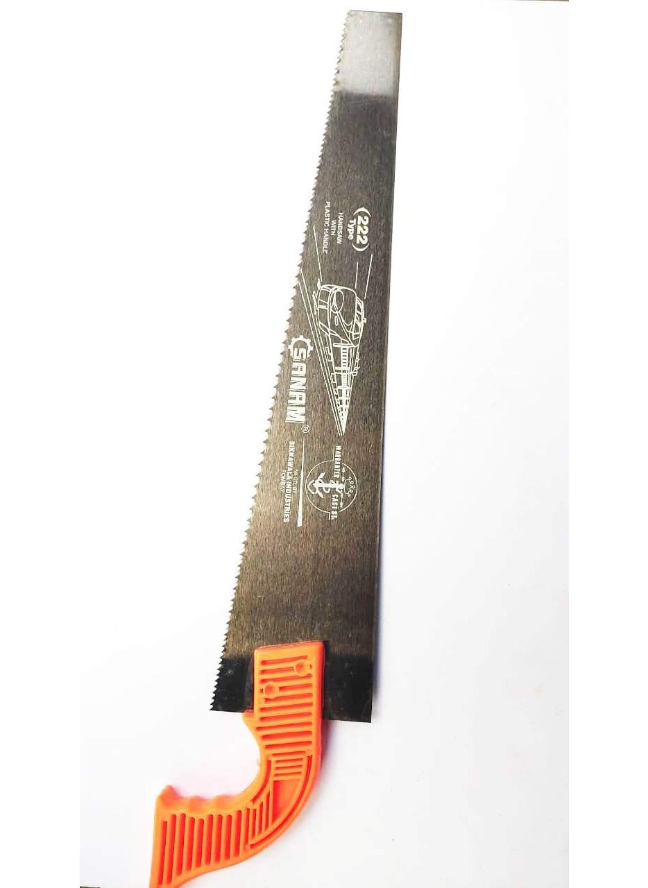 Sanam Sanam HandsawHacksaw 18 Inch RIPSAW For Professionals And Craftsmen To Cut All Types Of Wood And DIY Works size 14 x 45 cm  - Image 1