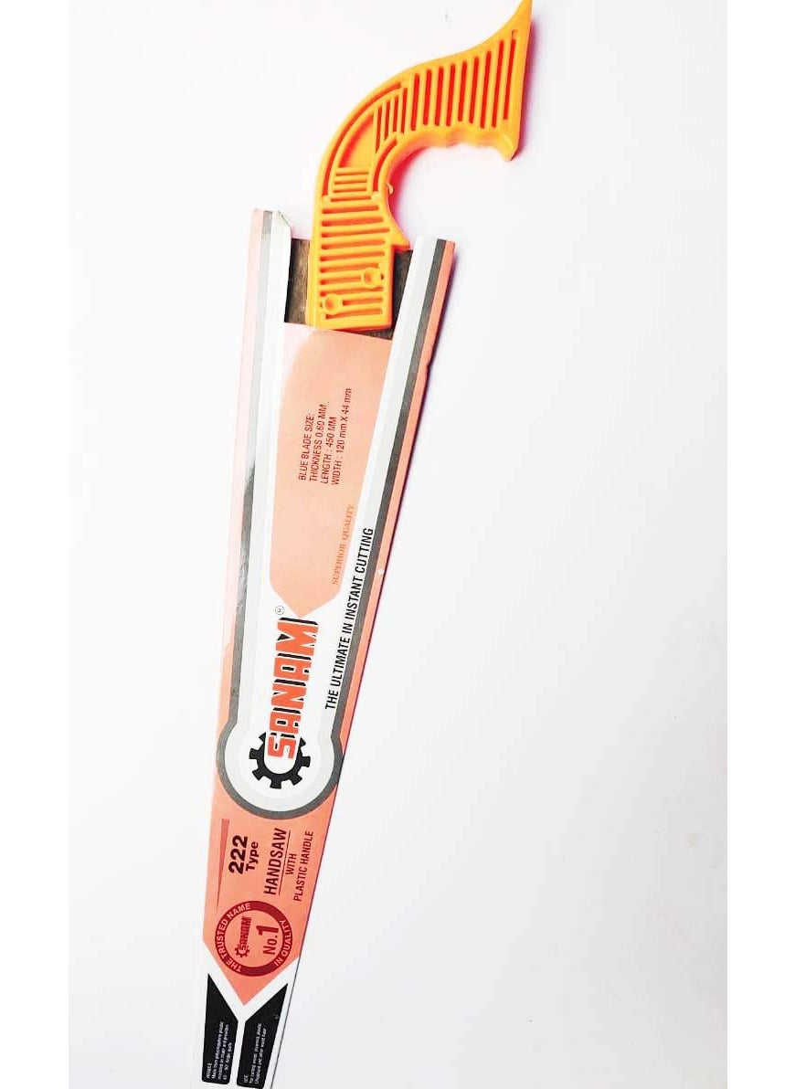 Sanam Sanam HandsawHacksaw 18 Inch RIPSAW For Professionals And Craftsmen To Cut All Types Of Wood And DIY Works size 14 x 45 cm  - Image 2