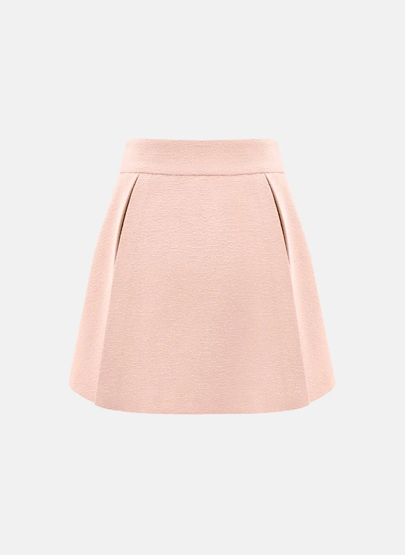 Lichi  Flared mini skirt with pleats on the sides for Women | Best Price UAE