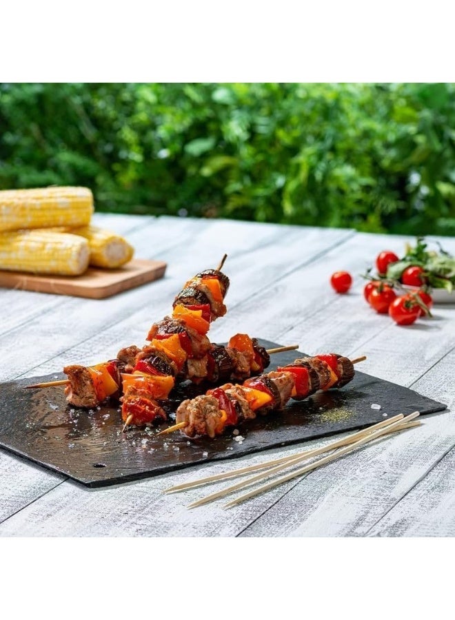 Grill Master Bamboo Skewers for BBQ & Grilling – Food-Grade Wooden Skewers for Kebabs, Satay & Appetisers | Strong, Smooth & Splinter-Free- 50-Pieces - Image 3