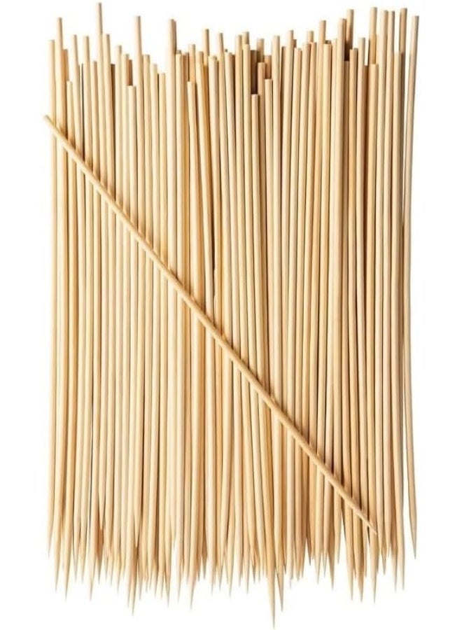 Grill Master Bamboo Skewers for BBQ & Grilling – Food-Grade Wooden Skewers for Kebabs, Satay & Appetisers | Strong, Smooth & Splinter-Free- 50-Pieces - Image 1