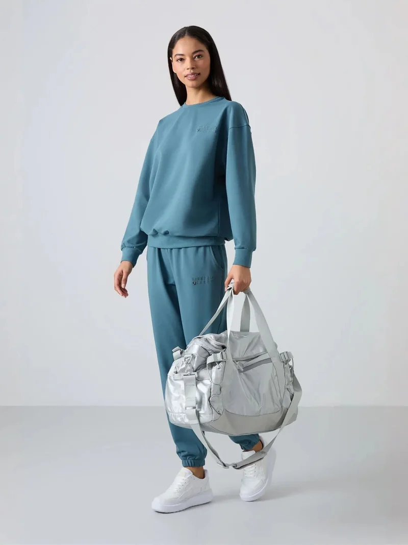 تومي لايف TOMMY Oversized Sweatshirt And Elastic Hem Pants Set