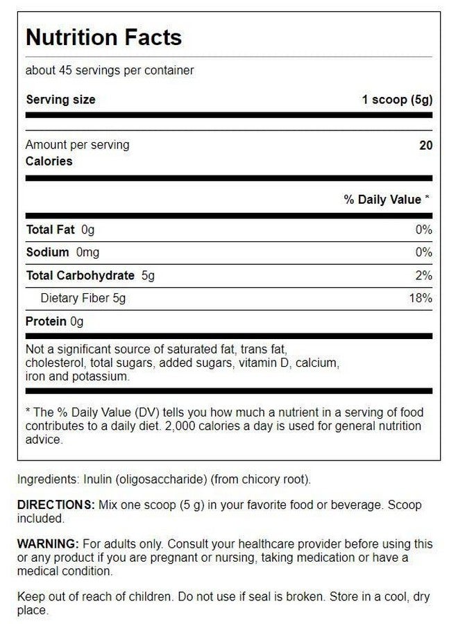 SWANSON Inulin Powder 8 Ounce (227 G) Pwdr - Image 3