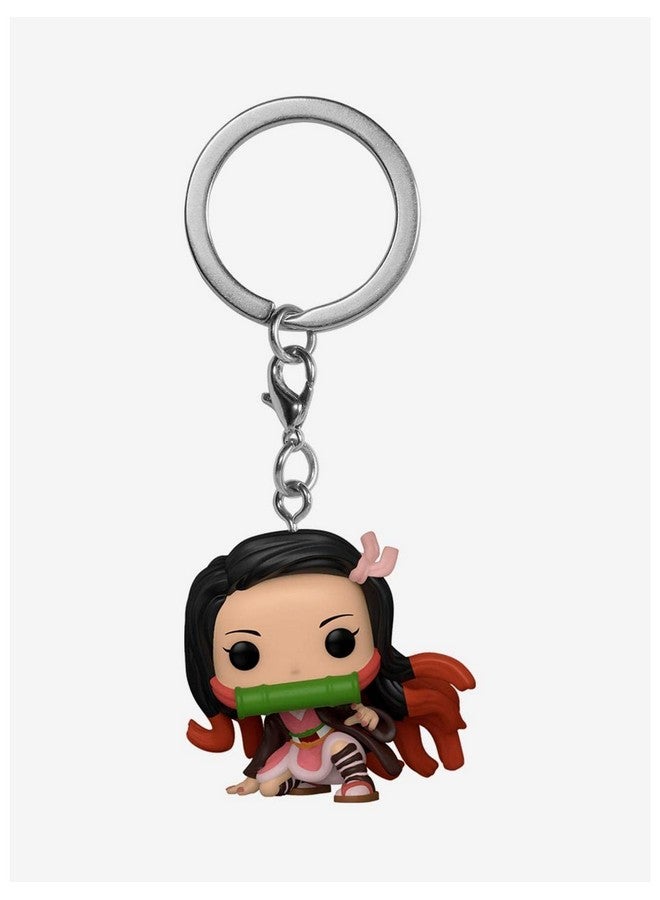 Funko Pocket Pop Demon Slayer: Kimetsu No Yaiba Nezuko Kamado (Crouching) Vinyl Keychain Boxlunch Exclusive - Image 3