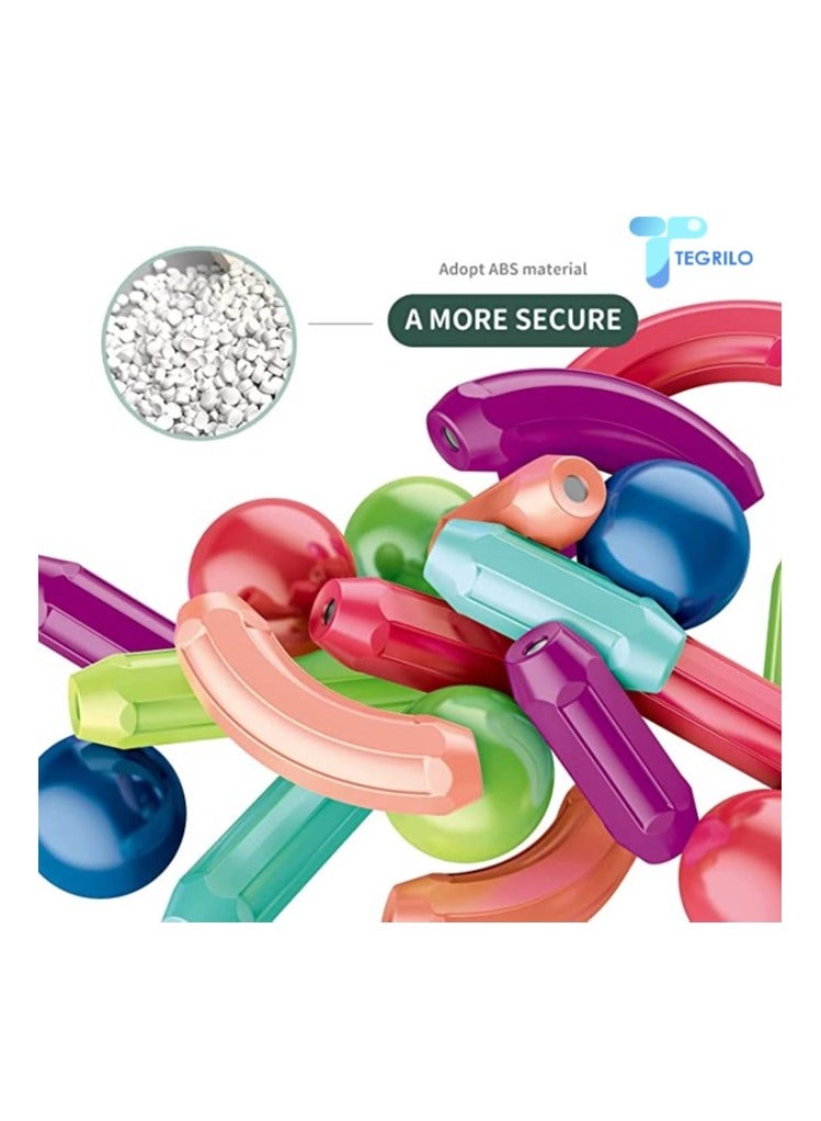 Loquat 42 PCS Magnetic Building Blocks Toy, Stacking Stick Rods and Ball Educational Construction Puzzle for Kids - Image 4