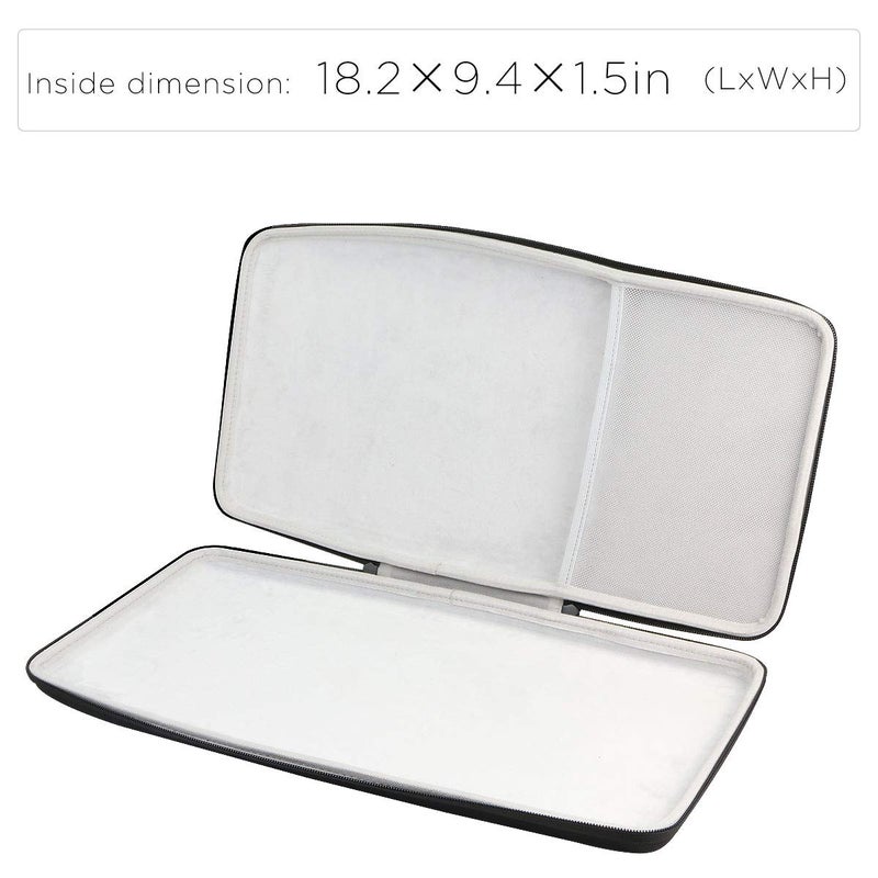 co2CREA Hard Travel Case Replacement for Logitech Ergo K860 Wireless Ergonomic Keyboard - Image 3