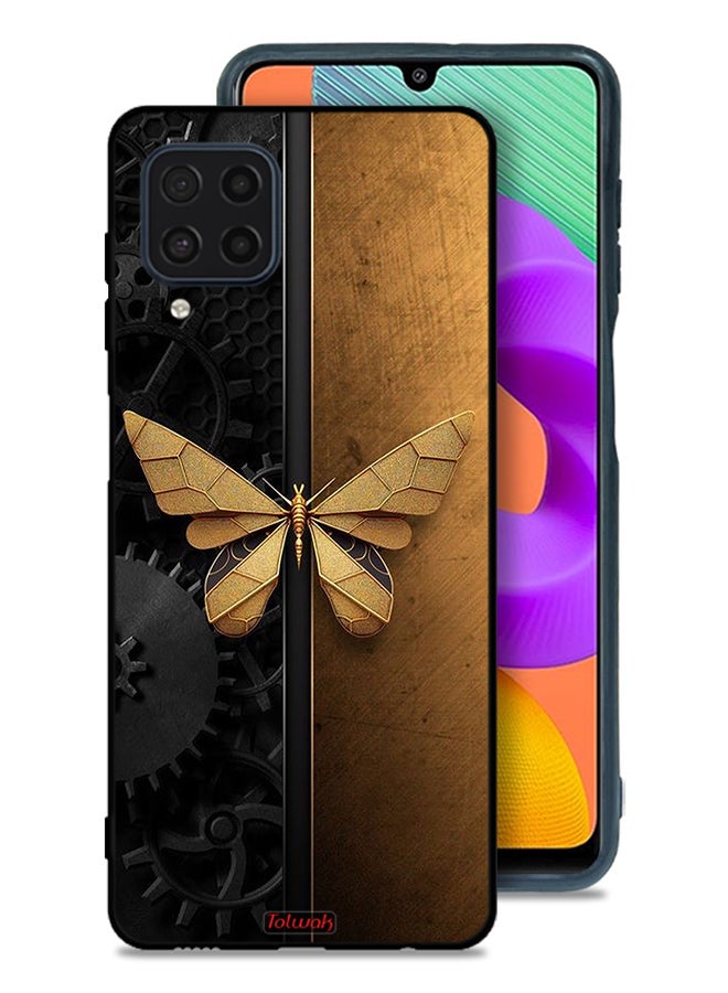 Tolwak غطاء حماية من سامسونج جالاكسي M22 بتصميم فراشة فولاذية - Image 1