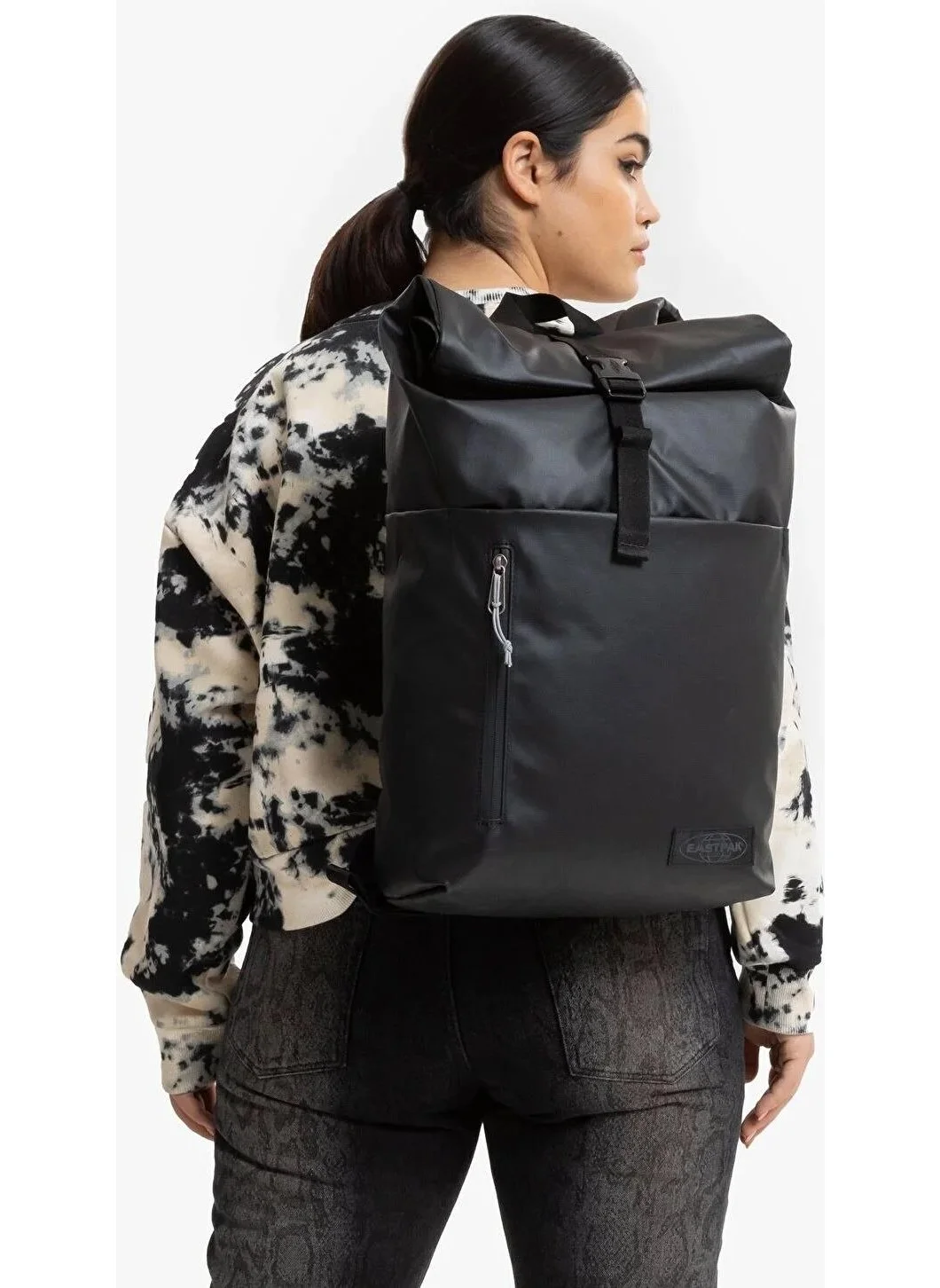 EASTPAK Up Roll Tarp Black Backpack
