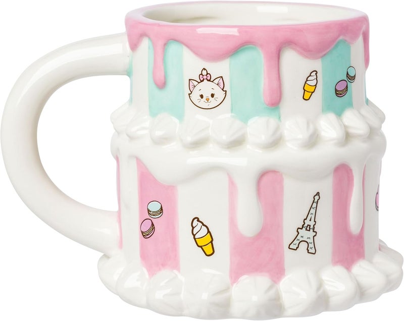 Silver Buffalo The Aristocats Marie Cake Ceramic 3D Sculpted Mug - Image 3