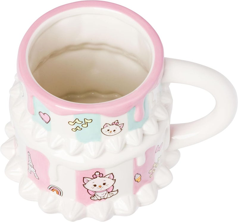 Silver Buffalo The Aristocats Marie Cake Ceramic 3D Sculpted Mug - Image 4