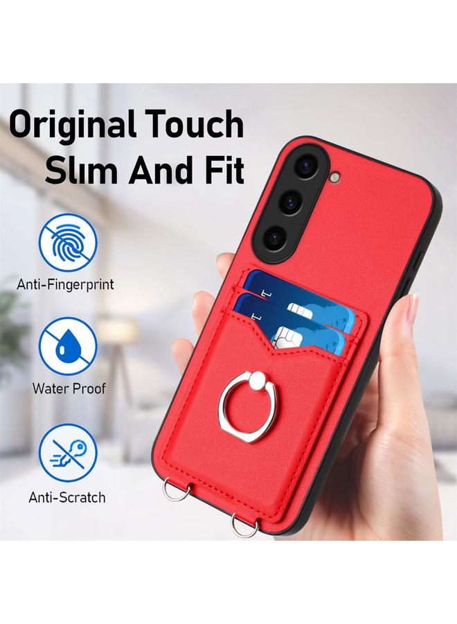 S-TOP Case For Samsung Galaxy S23 5G R20 Ring Card Holder Phone Case - Image 5
