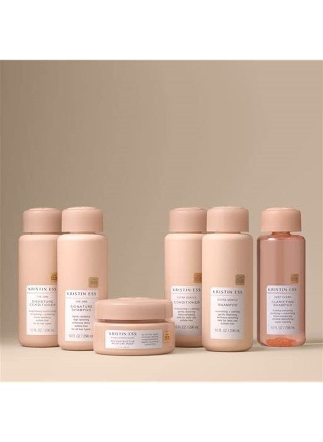 Kristin Ess Hair One Signature Conditioner for Dry Damaged Hair - Moisturizes, Smooths + Softens Hair, Sulfate Free, Color Safe + Keratin Safe, 10 fl oz  - Image 5