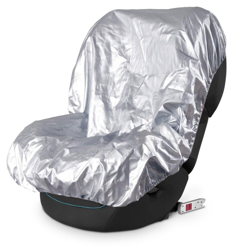 EcoNour Baby Car Seat Sun Shade Cover | Infant Car Seats Heat Protector Keeps Your Toddler Baby Seat at a Cool Temperature | Reflective Baby Seat Covers for Car Seats | Baby Travel Accessories - Image 1