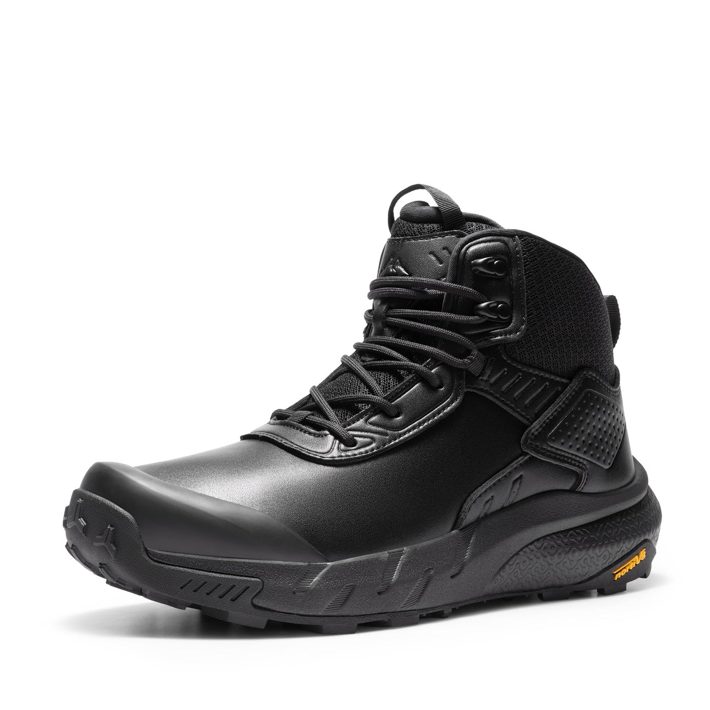 NORTIV 8 Men's Waterproof Military Tactical Work Boots Leather Motorcycle Combat Lightweight Non-Slip Hiking Boots for Men VaporGuard,Size 10,Coyote-6 Inches,SNMT246M