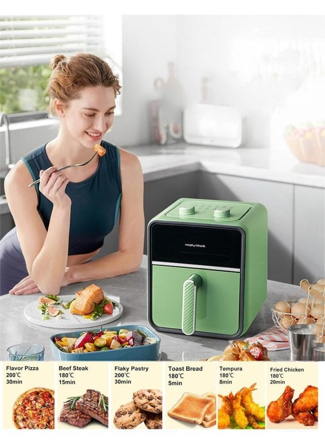 Air Fryer Disposable Paper Liners, 50PCS Parchment Paper Liners -Oil-Proof Water-proof Food Grade Liner for Baking Roasting Microwave