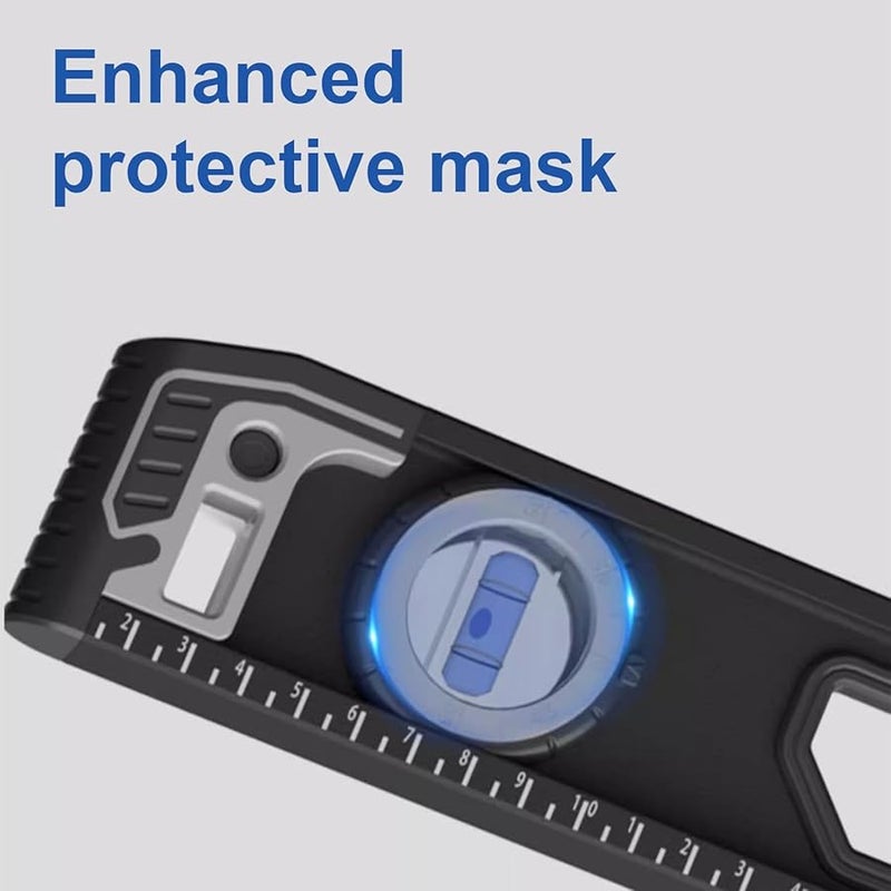 مسطرة زاوية فقاعية عالية الدقة صندوق مغناطيسي من الألومنيوم للاستخدام المنزلي والمهني - Image 5