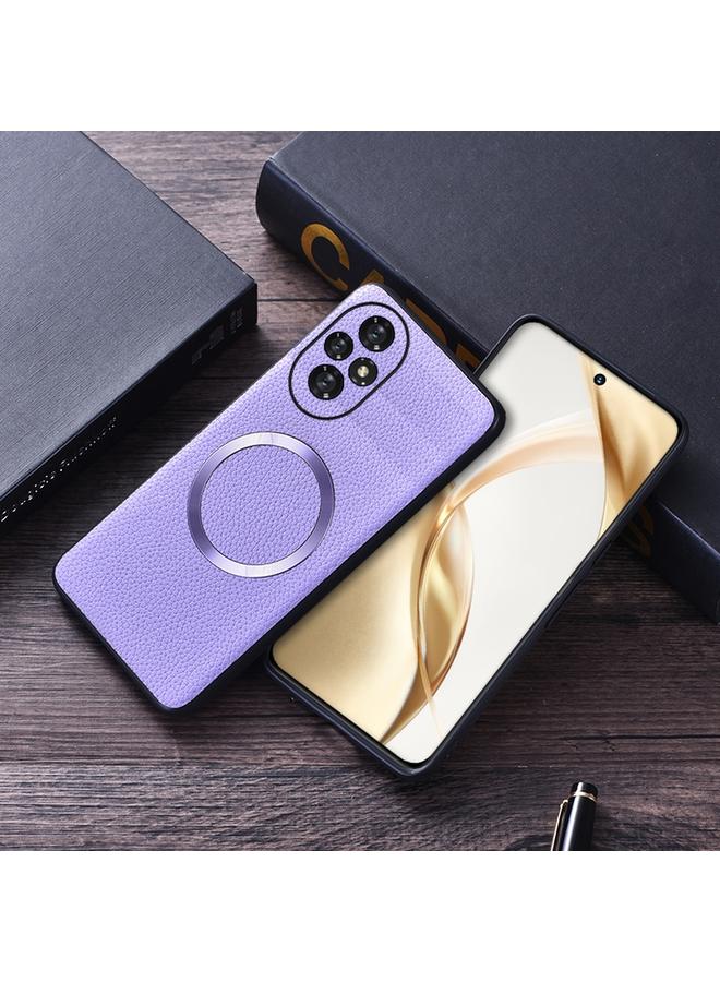 S-TOP Case For Honor 200 CD Magsafe Magnetic Litchi Texture Phone Case - Image 5