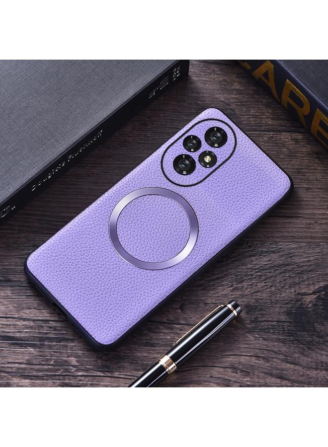 S-TOP Case For Honor 200 CD Magsafe Magnetic Litchi Texture Phone Case - Image 2