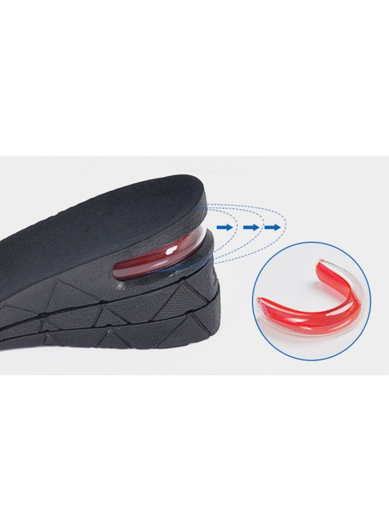 Unisex 7.5cm Height Increase Insole 3.2 Inches Breathable Adjustable Insoles Height Increase Insoles Shoe Lifts Increased Shoe Pad Elevator Insoles Half Elevator Insole for Men Women - Image 3