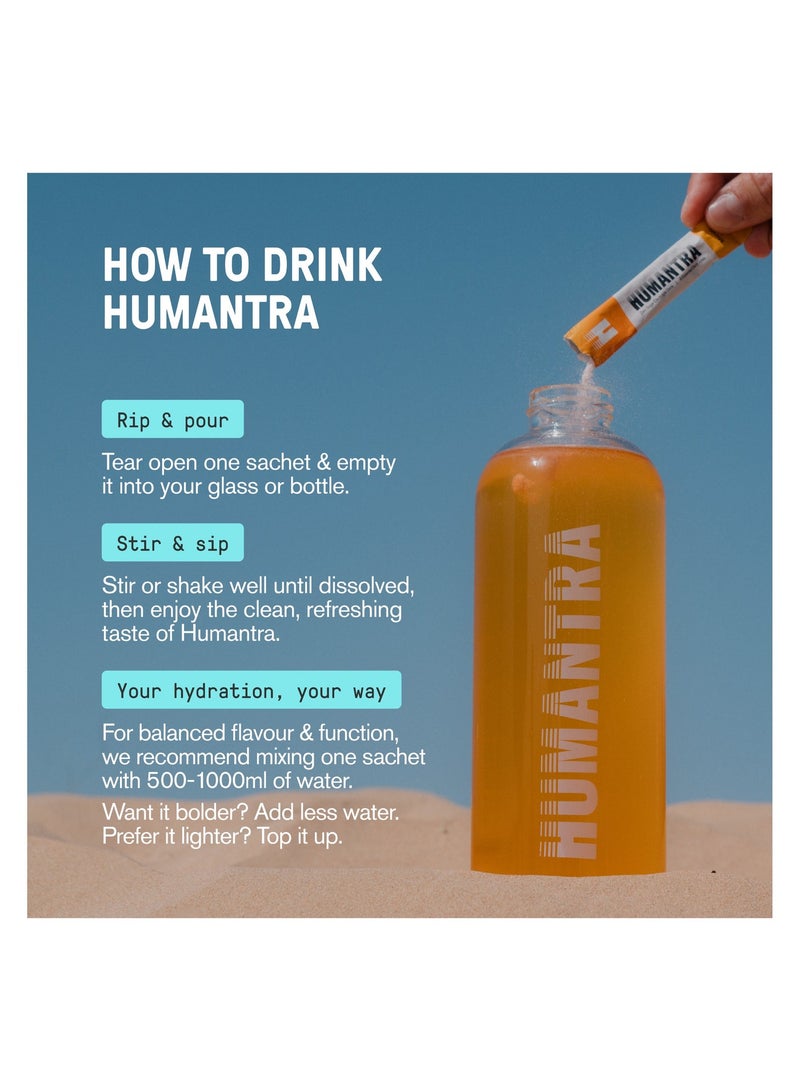 Humantra Mango Electrolyte Hydration Drink Sachets - Image 5