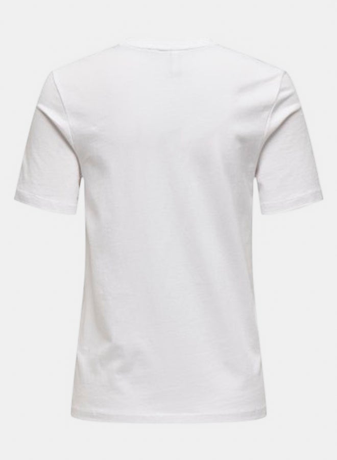 ONLY ONLY Womens Kita Life Shortsleeve Heel Top  - Image 2