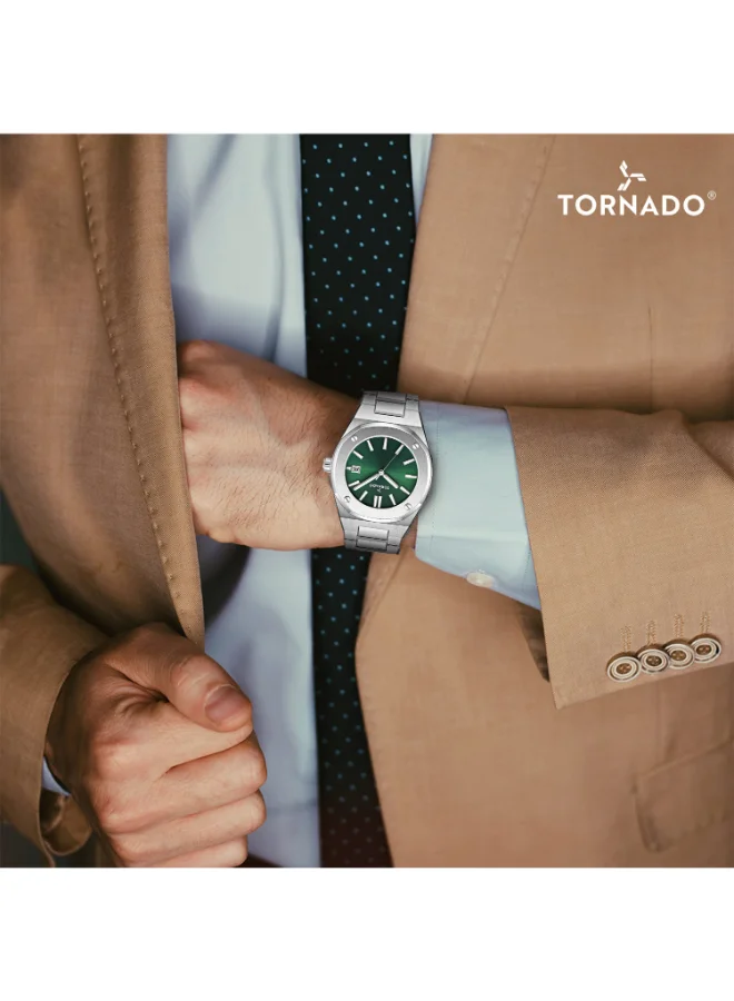 Tornado green Men's Steel Analog Watch T23003-SBSH - 42x51.5  mm for Men | Best Price UAE