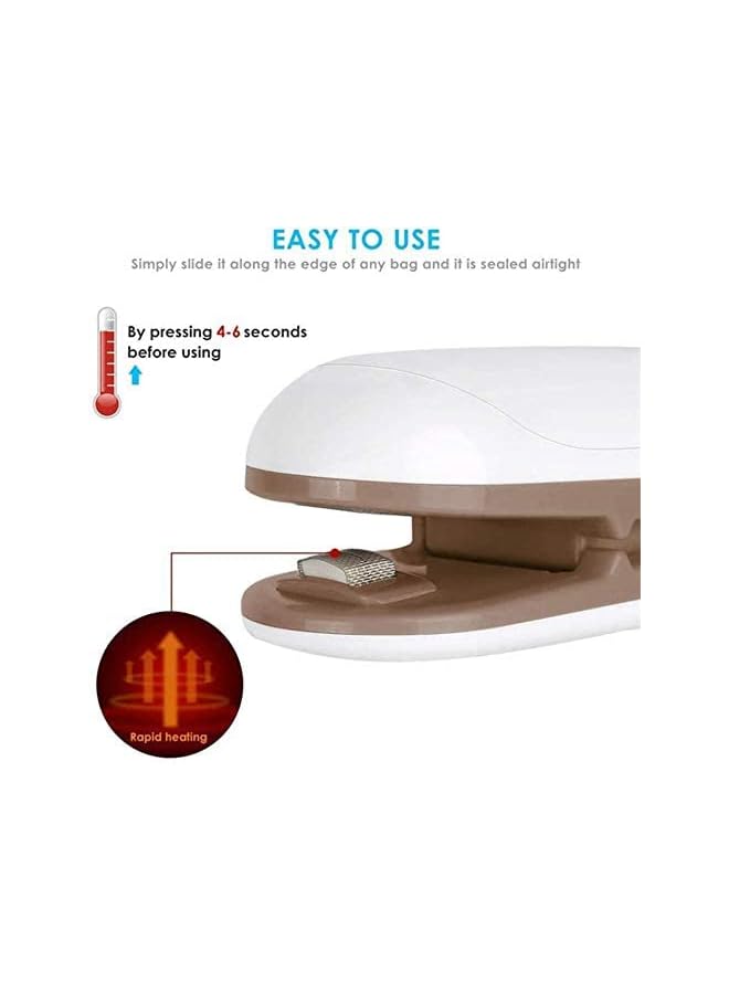 Raxoom Sealing Machine Mini Portable Small Household Plastic Bag Sealer Hand Pressure Electric Heat Sealer - Image 3