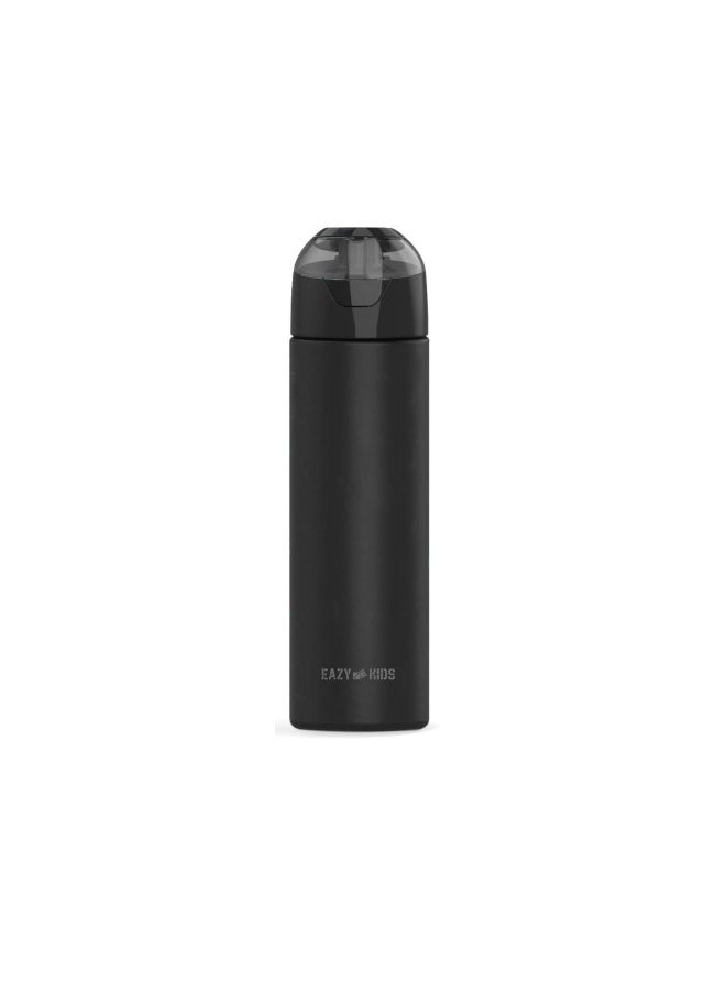 Eazy Kids Convertible Bento Lunch Box w/ Insulated Stainless Steel Water Bottle 640ml – Gamer Black