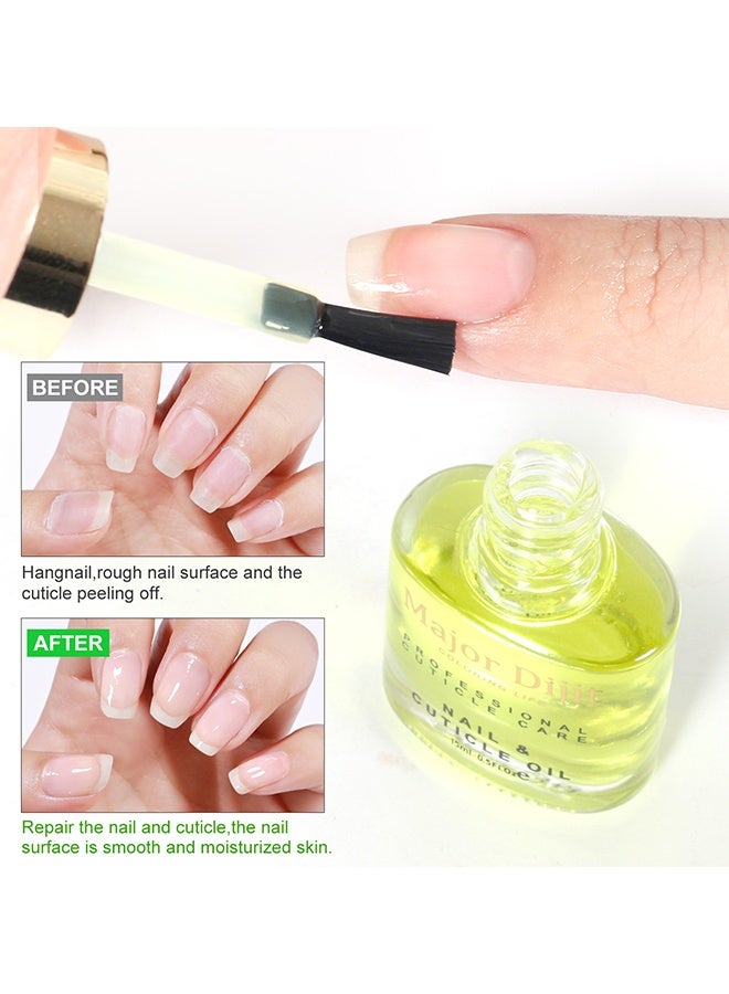 Major Dijit Quick Dry Nail Polish Set, Base Coat, Top Coat, And Cuticle Oil, 15ml/0.51oz, High-Gloss, Long-Lasting, Air-Dry, Non-Gel, Great For Home Manicures - Image 5