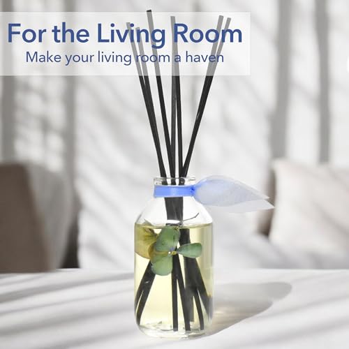 LOVSPA Reed Diffuser Set, English Garden Scented Oil Diffuser with Sticks, Home Fragrance Accessories for Bathroom Shelf Decor, Aroma Diffusers for Home or Office Desk, USA Made - Image 3