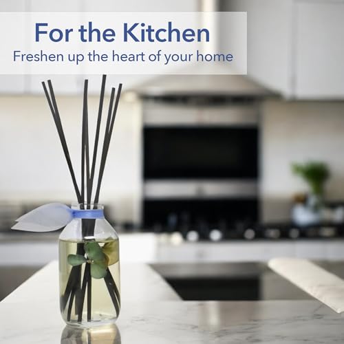 LOVSPA Reed Diffuser Set, English Garden Scented Oil Diffuser with Sticks, Home Fragrance Accessories for Bathroom Shelf Decor, Aroma Diffusers for Home or Office Desk, USA Made - Image 5