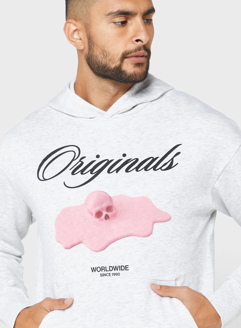 JACK & JONES Original Printed Hoodie