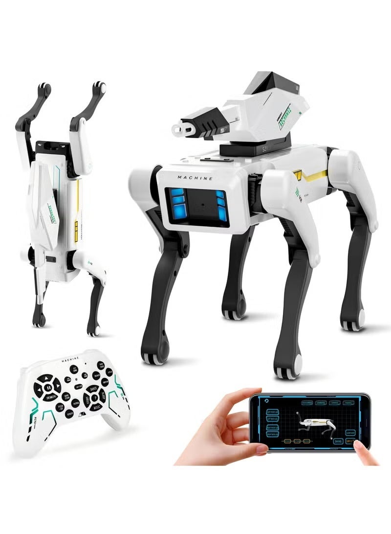 Smart Robotic Dog with Voice Command – Programmable AI Pet for Kids, Dances, Walks & Interactive Play Modes, App Controlled Learning Companion - Image 1