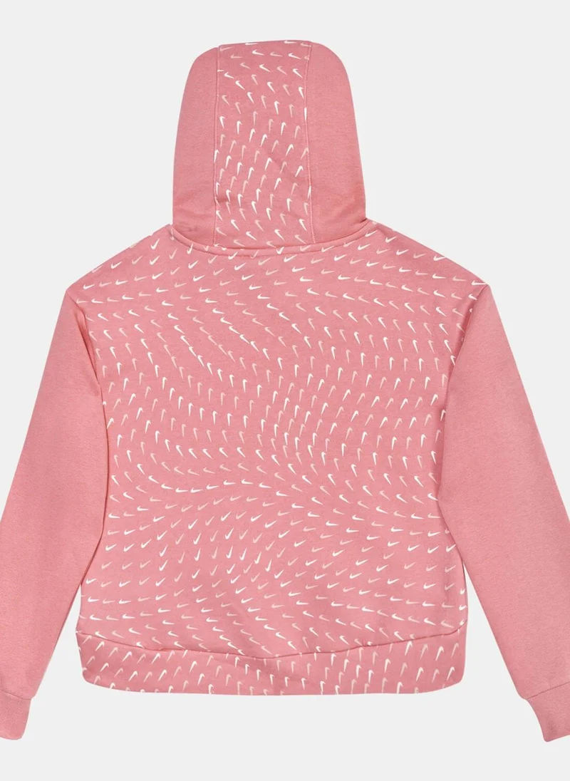 Nike Kids' Sportswear Fleece Allover Print Hoodie