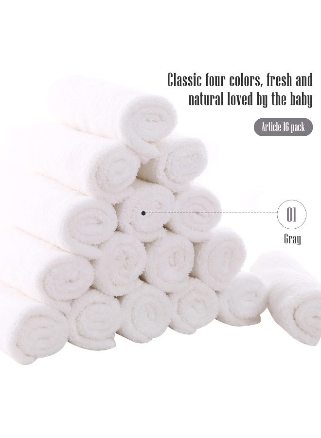Cute Castle Ultra-Soft Baby Washcloths, 16 Pack - Image 3