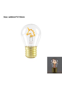 Generic Charging Bulb LED Independent Light Source Usb Interface Portable Night Light Unicorn Love DIY Atmospheric High-end-Specifications:Unicorn-2200k Warm Yellow  - Image 1