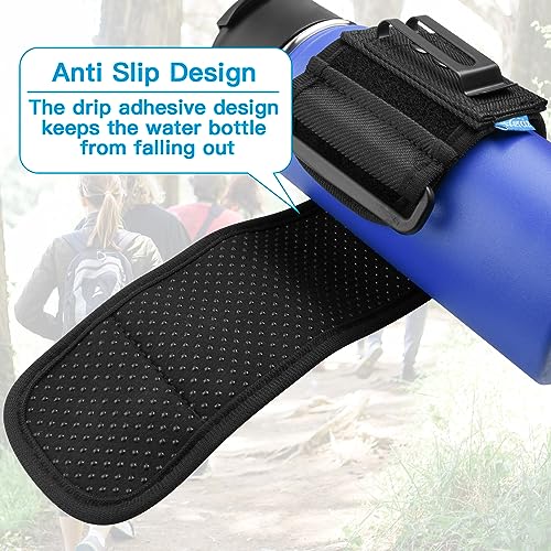 Xxerciz Water Bottle Carrier Holder with Belt Clip Bottle Carrier Sleeve for Mineral Bottle Beverage Bottle and Other Small Water Bottles on Outdoor Walking Hiking Traveling - Image 4