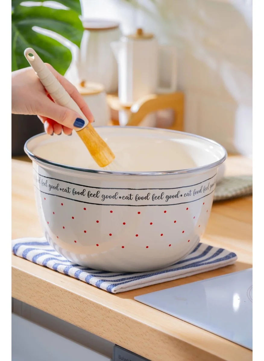 Acar Feel Good Enamel Mixing Bowl - 22 cm