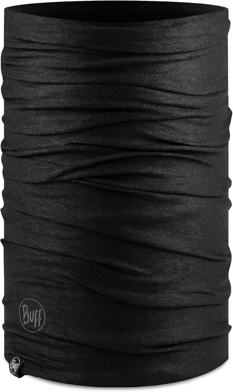Buff Polar Reversible Neckwear in Solid Black - Image 1