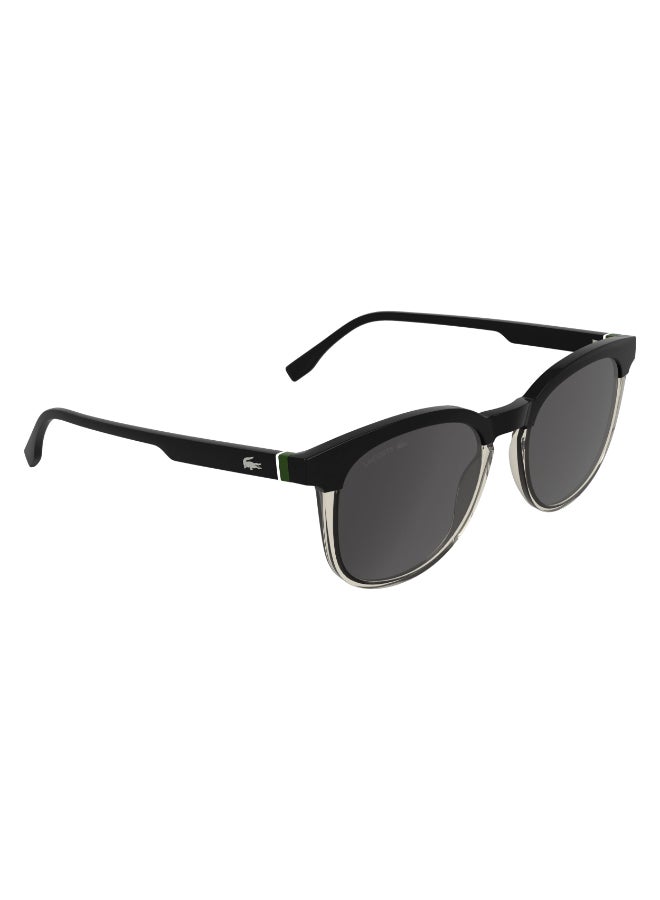 LACOSTE نظارات شمسية لاكوست كاملة الإطار L6073S 5219 (001) أسود/شفاف بلش - Image 3