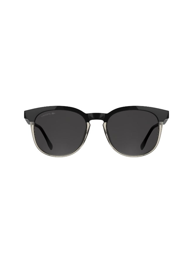 LACOSTE نظارات شمسية لاكوست كاملة الإطار L6073S 5219 (001) أسود/شفاف بلش - Image 1