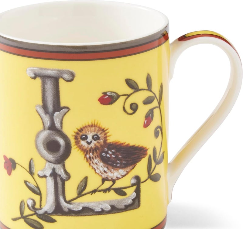 Spode Kit Kemp 12oz Alphabet Mug  Letter L Unique Stylish Pattern  Fine China  Dishwasher Safe  For Coffee and Tea  Fabulous Gift  Home or Office Use - Image 3