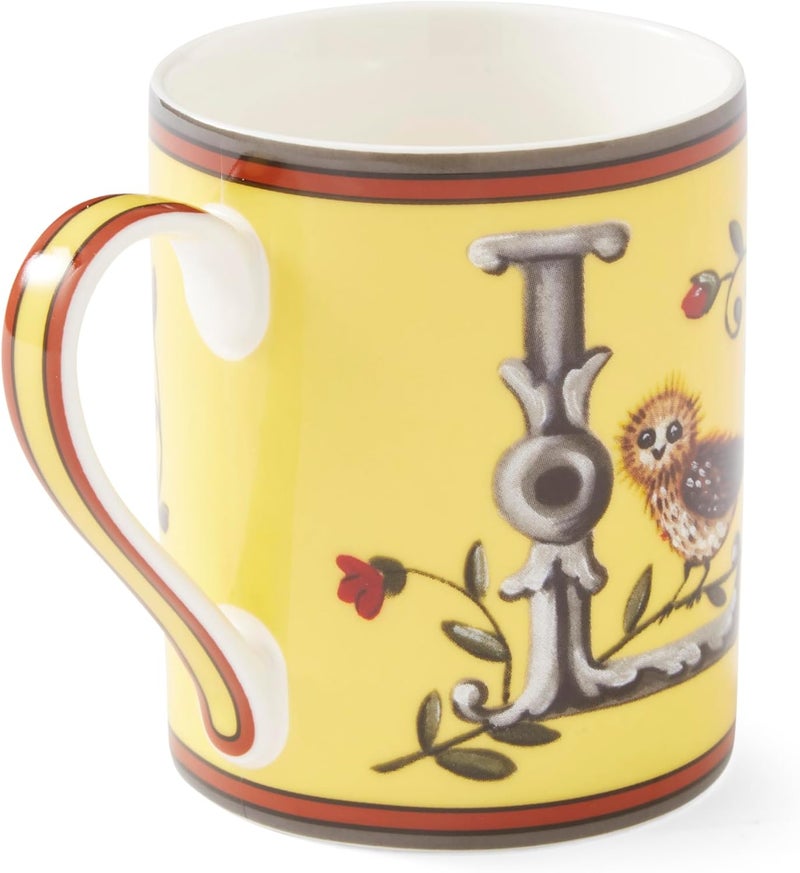 Spode Kit Kemp 12oz Alphabet Mug  Letter L Unique Stylish Pattern  Fine China  Dishwasher Safe  For Coffee and Tea  Fabulous Gift  Home or Office Use - Image 4